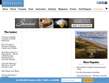 Tablet Screenshot of coloradoavidgolfer.com